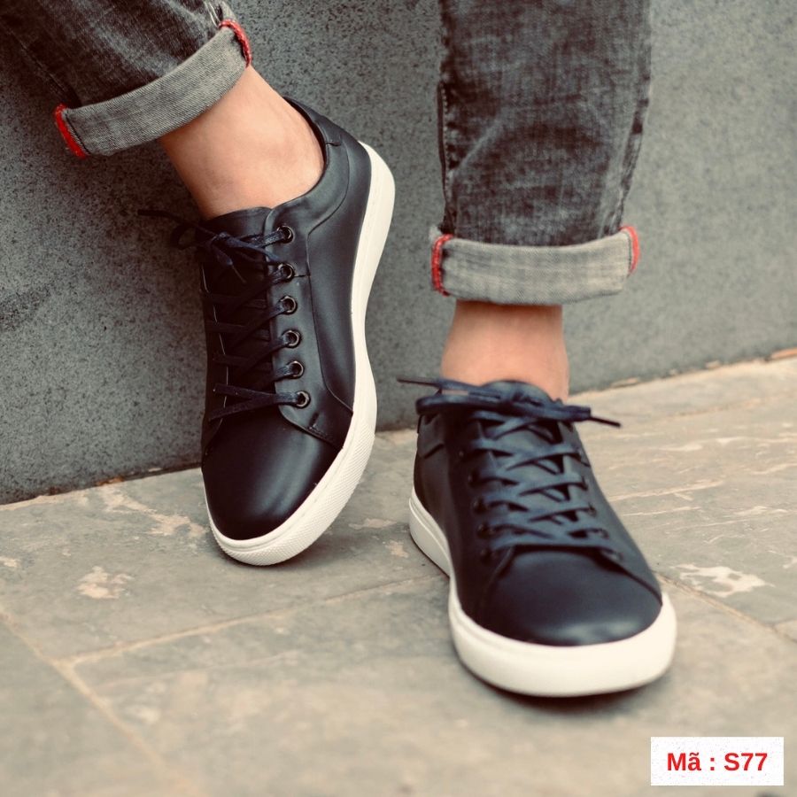 Giày Sneaker Da Bò Xịn Cao Cấp