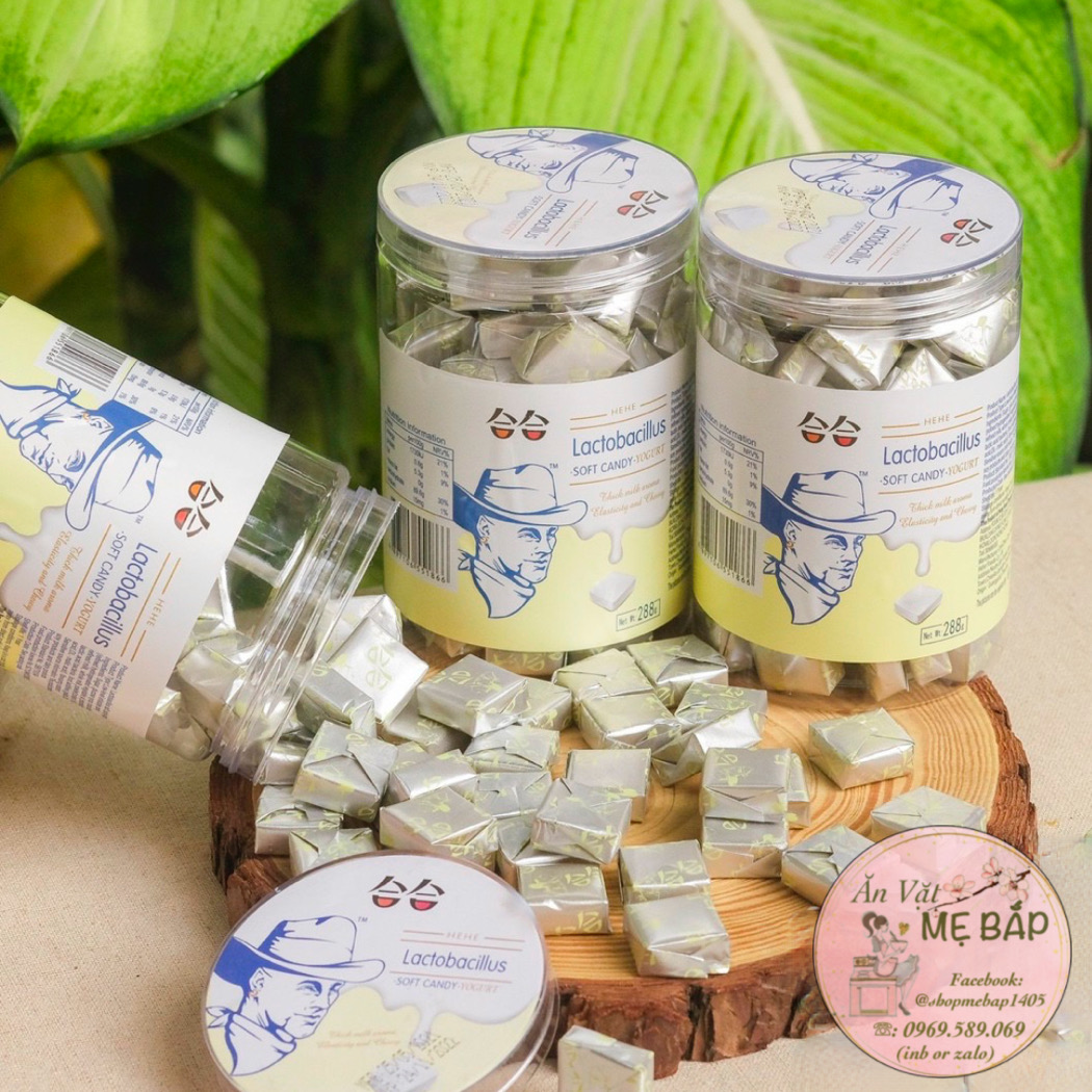 Kẹo Sữa Chua Ông Già Pocket Đài Loan 288g - Vị Sữa, Sữa Chua, Trái Cây - Shop Mẹ Bắp [Date 12/2023]