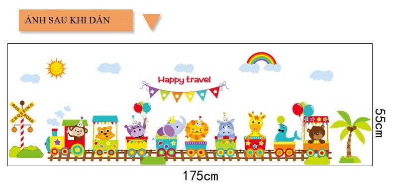 Decal dán tường Rừng nhiệt đới- T191-kiddecals