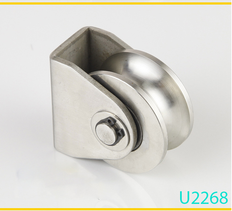 Bánh xe cửa trượt/cửa lùa inox 304 U2268