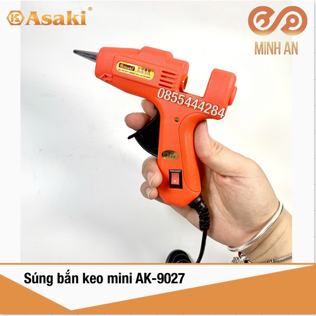Súng Bắn Keo Nến Mini Asaki Ak-9027