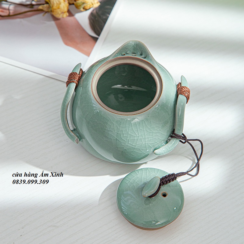 Bộ ấm chén sứ pha trà kiểu Nhật