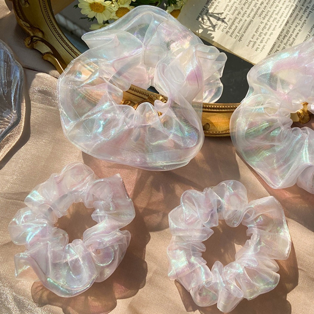 Cột Tóc Đeo Tay Scrunchies Dạ Quang - kireicos