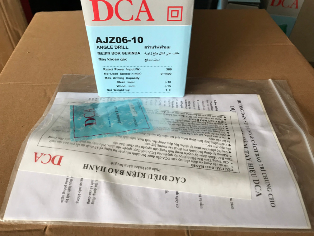 10mm Máy khoan góc 380W DCA AJZ06-10