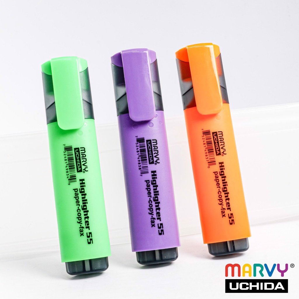 Bút dạ quang Highlighter MARVY 55 ( có màu Pastel)