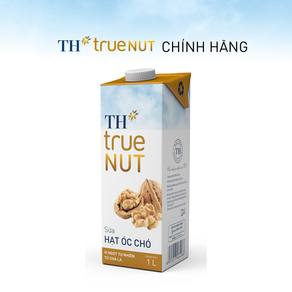 Thùng 12 hộp sữa hạt óc chó TH true NUT 1 L (1 L x 12)
