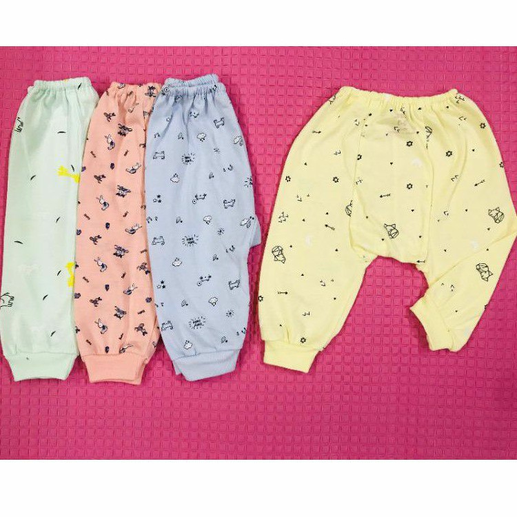 10 Chiếc Quần Dài Đáp Đũng Sơ Sinh In Hình / Đóng Bỉm Thoải Mái