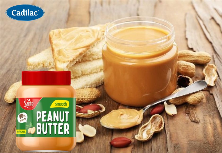 Bơ đậu phộng mịn Sante date 2023 350G