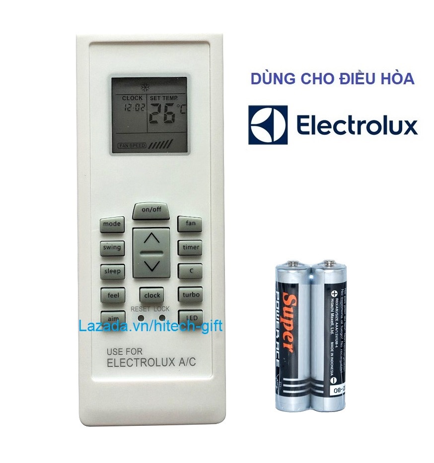 Remote điều khiển máy lạnh electrolux điều hòa rg01/bgcef-ekbr kèm pin