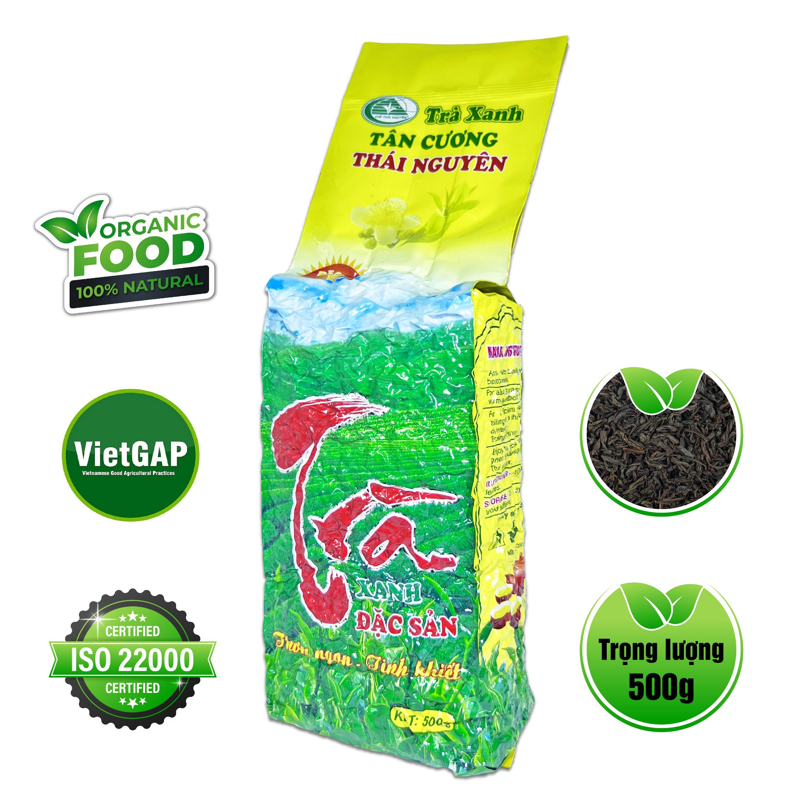 (Chính Gốc Thái Nguyên) Trà Xanh Tân Cương Thái Nguyên Thượng Hạng (Loại Ngon Đặc Biệt)