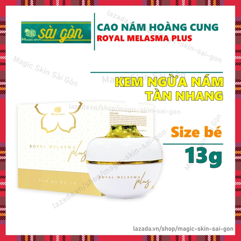 Cao Nám Hoàng Cung Kem Ngừa Nám Tàn Nhang Magic Skin ROYAL MELASMA PLUS Size nhỏ13gr giá rẻ