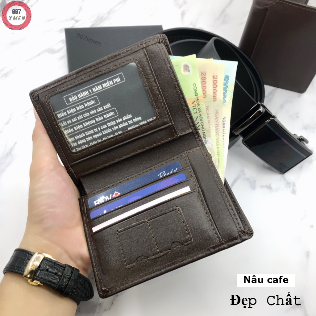 Ví Nam, Ví Da Nam - Bóp Nam Da Bò Cực Sang Trọng Bền Bỉ Dáng Đứng Nhỏ Gọn
