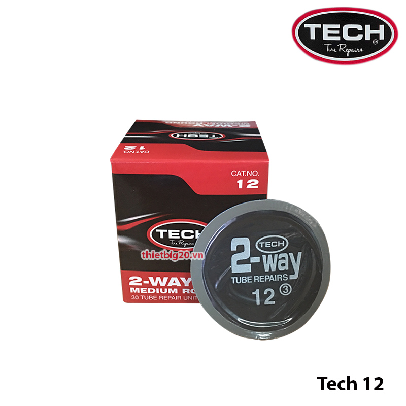 Miếng vá săm hình tròn Tech 12 (60mm) - 30 miếng