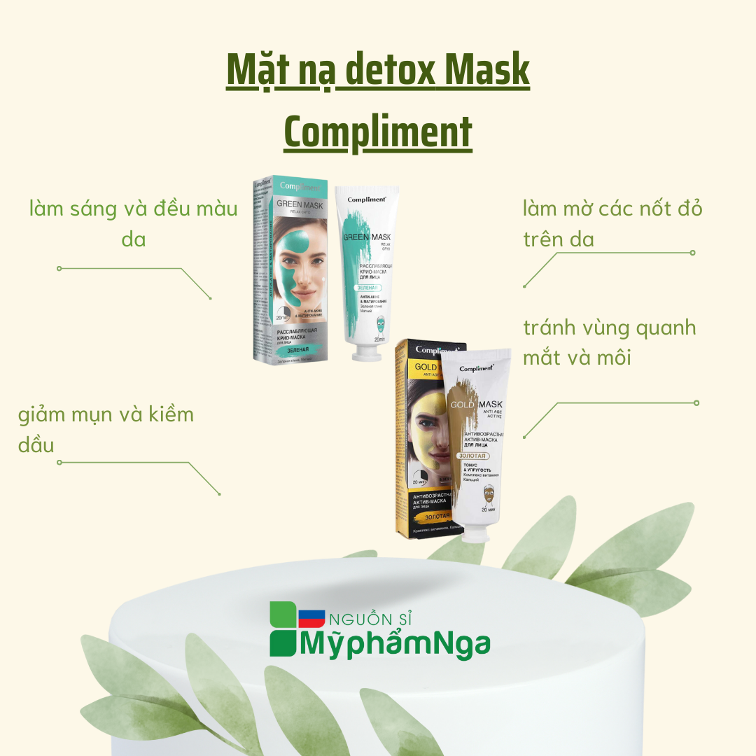 Mặt nạ Compliment Green Mask