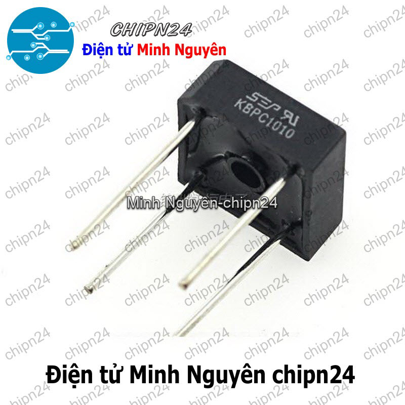 [2 con] (F57) Cầu Diode KBPC1010 10A 1000V (10A vuông) - HH002891