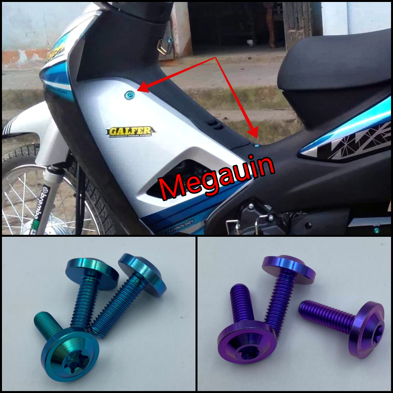 Ốc Titan GR5 Gắn Baga Wave a 100, 110 2007-2021, wave 50cc