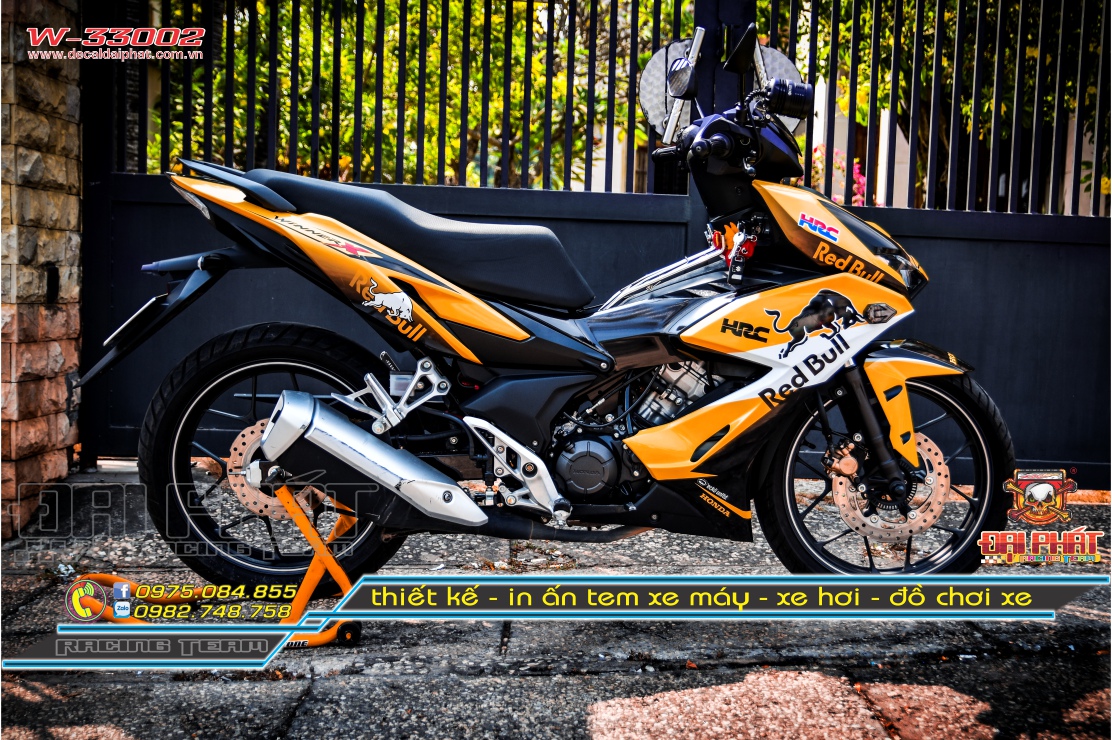 Tem Trùm Winner X redbull Cam Đen Trắng - w-33002
