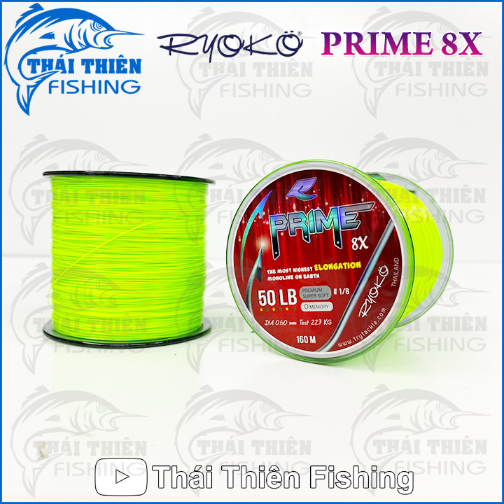 Cước Câu Cá Ryoko Thái Lan Prime 8X