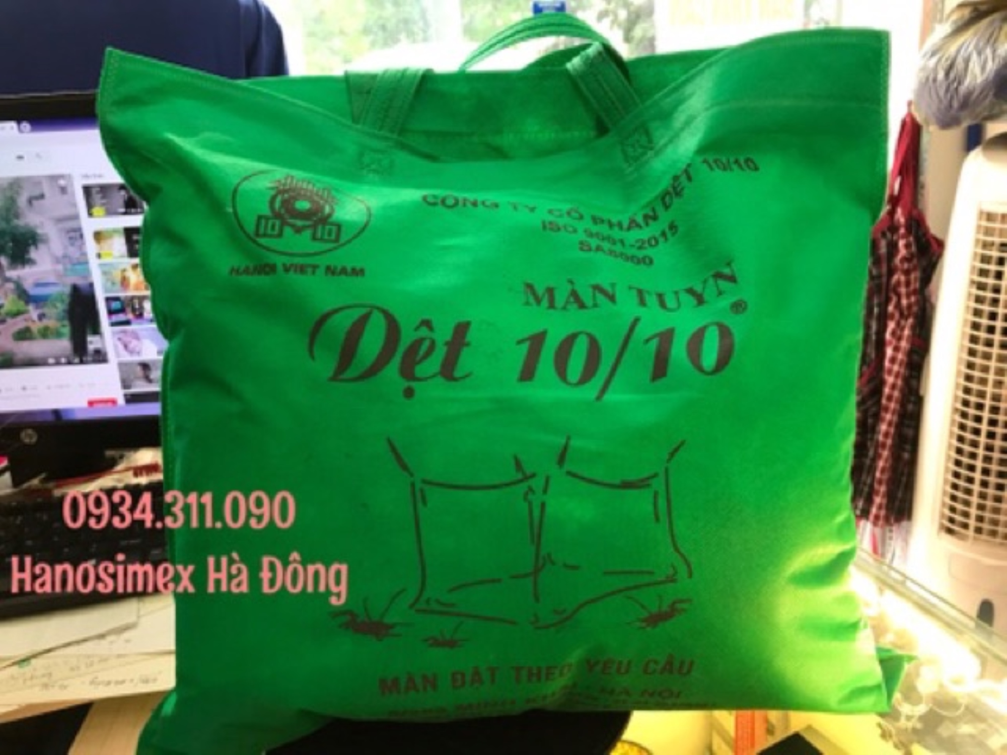 Màn tuyn chống muỗi Dệt 10/10 chính hãng (1m1m21m51m61m82m2đặt may theo kích thước riêng)