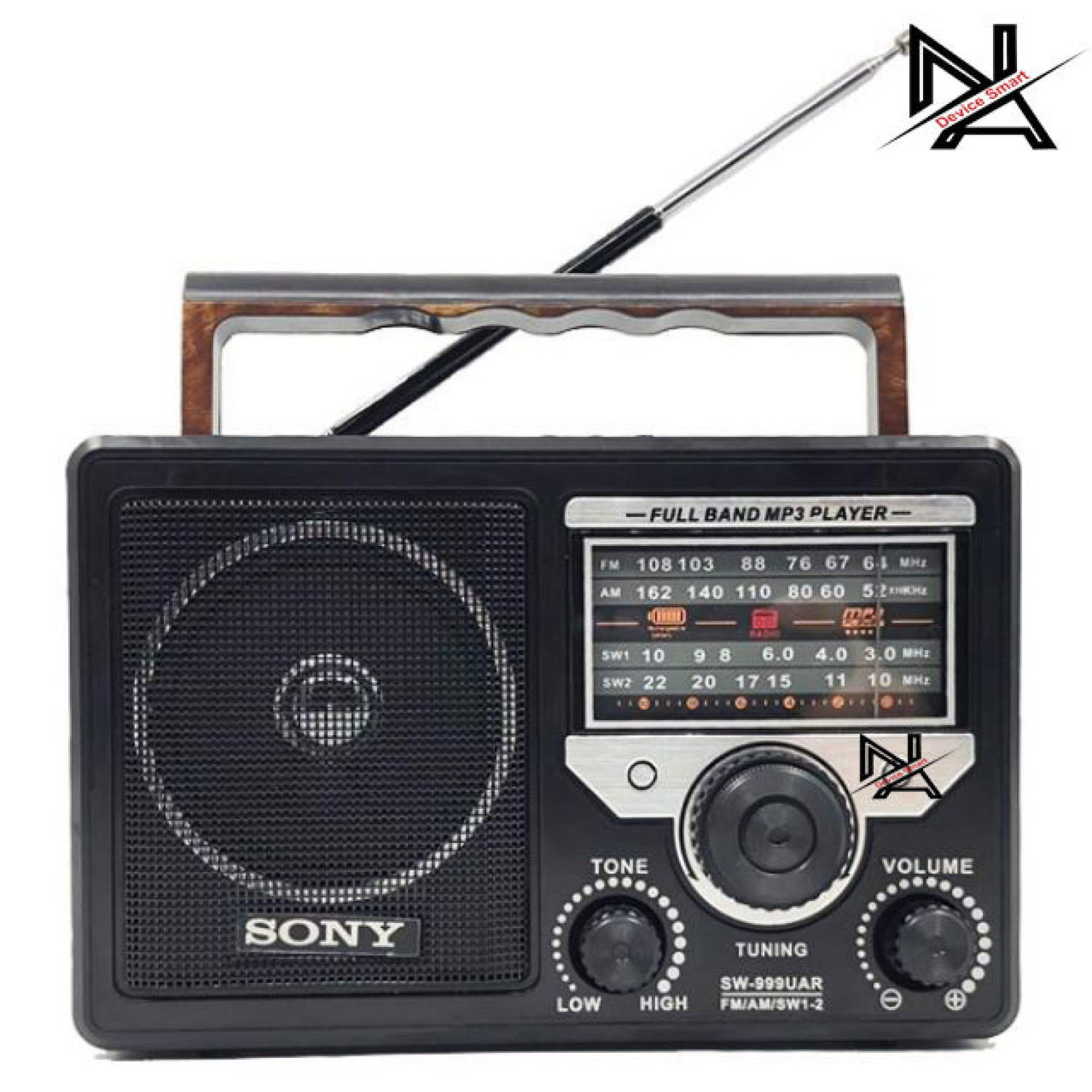 Radio sony sw-999ac tích hợp thẻ nhớ, cổng usb, fm, am – hàng chính hãng