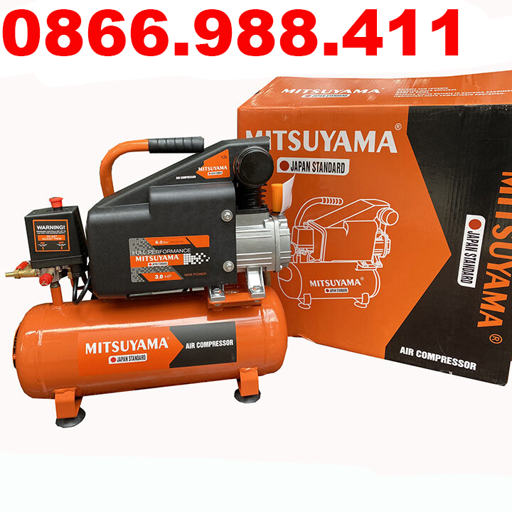 Máy nén khí có dầu 3hp 12l mitsuyama tl-12l