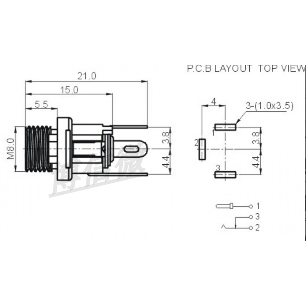 Jack DC 2.1 x 5.5 loại tốt (5 cái)