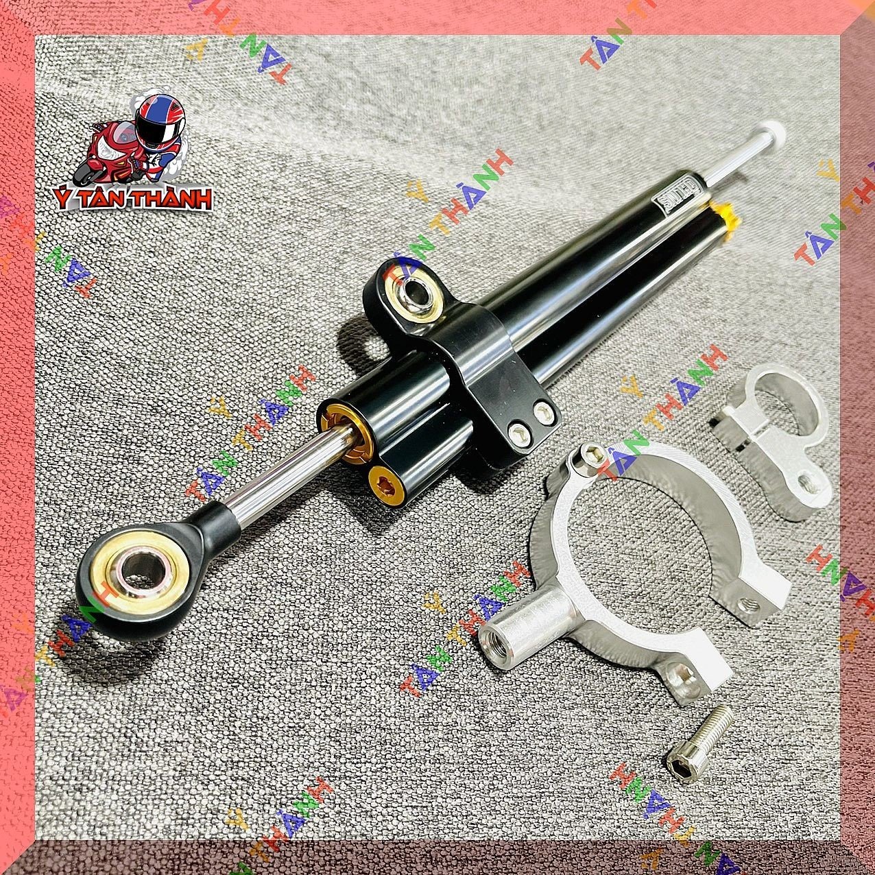Trợ lực sườn ohlin ĐEN có pas sườn cho wave,dream 100 MS02