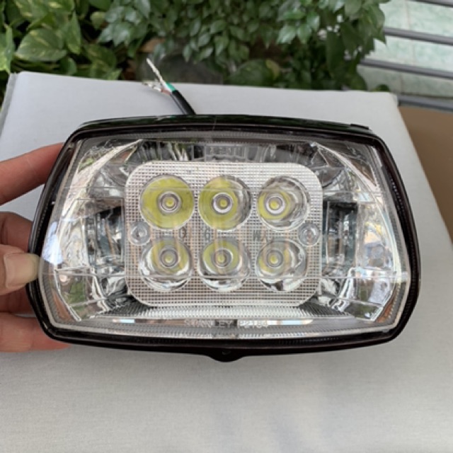 Đèn led 6 bóng cho xe dream cực sáng