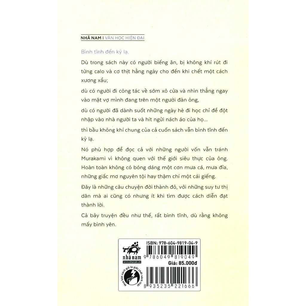 Sách - Những người đàn ông không có đàn bà (TB 2021) (Nhã Nam HCM)