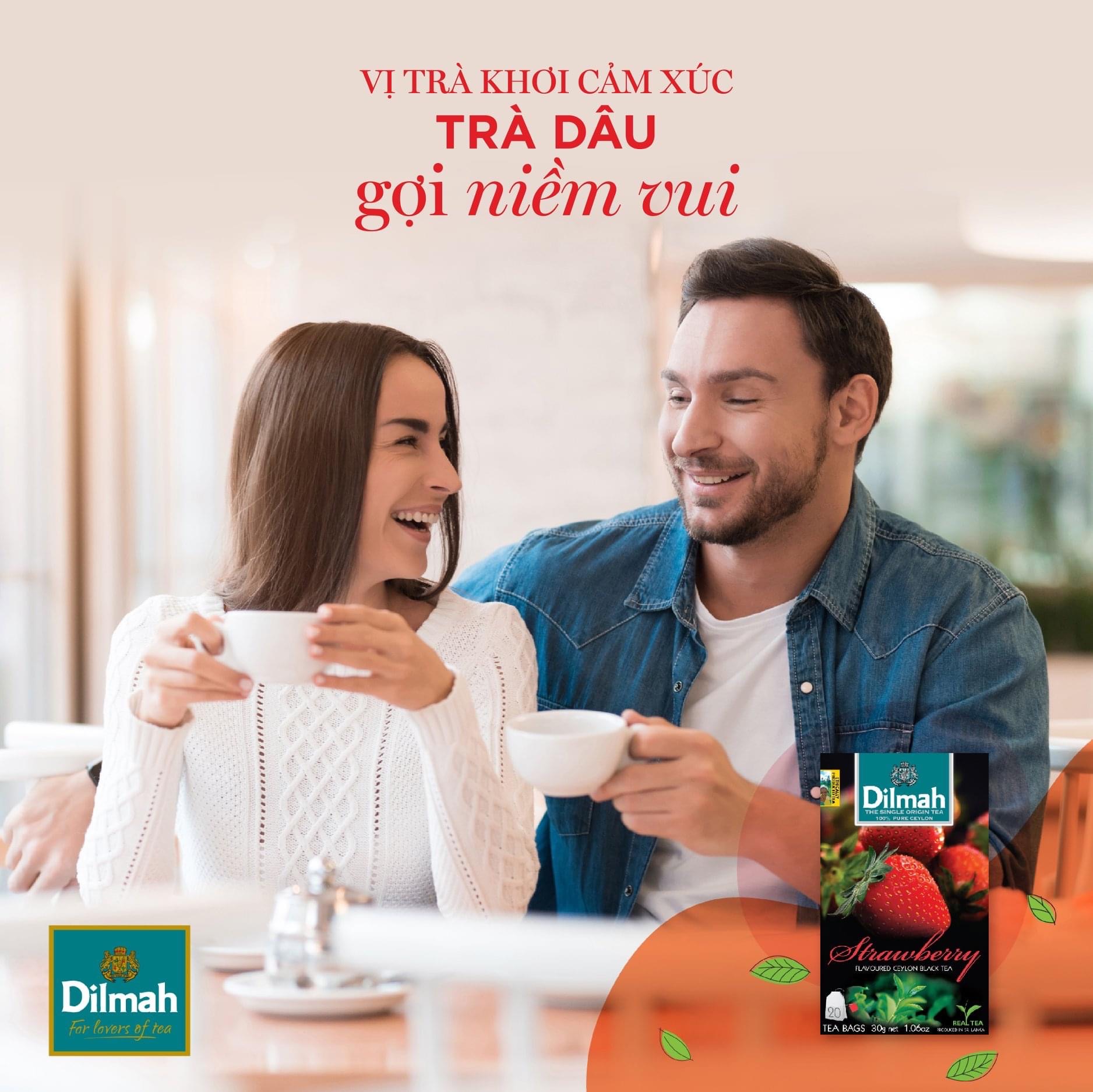 Trà Dilmah Vị Dâu - Strawberry 30g