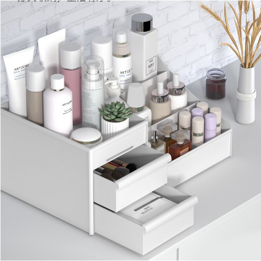 Kệ đựng đồ mỹ phẩm 3 tầng tiện ích