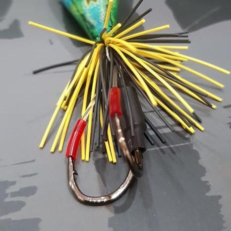Mồi nhái câu lure cá lóc đầu rắn 4cm 10g