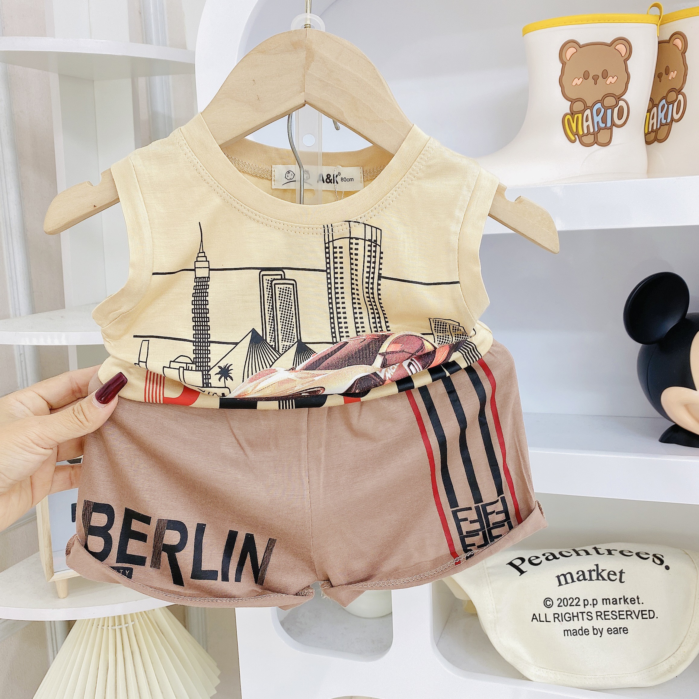 [ FREE SHIP] Full Size(6-26kg) Bộ Ba LổThể Thao Minkey Baby Chất Thun Lạnh Chạy Viền Hai Bên In Họa Tiết Hoạt Hình Dể Thương Cho Bé Trai -Bé Gái ,Đồ Bộ Cho Bé Minkey Baby ,Minky Mom