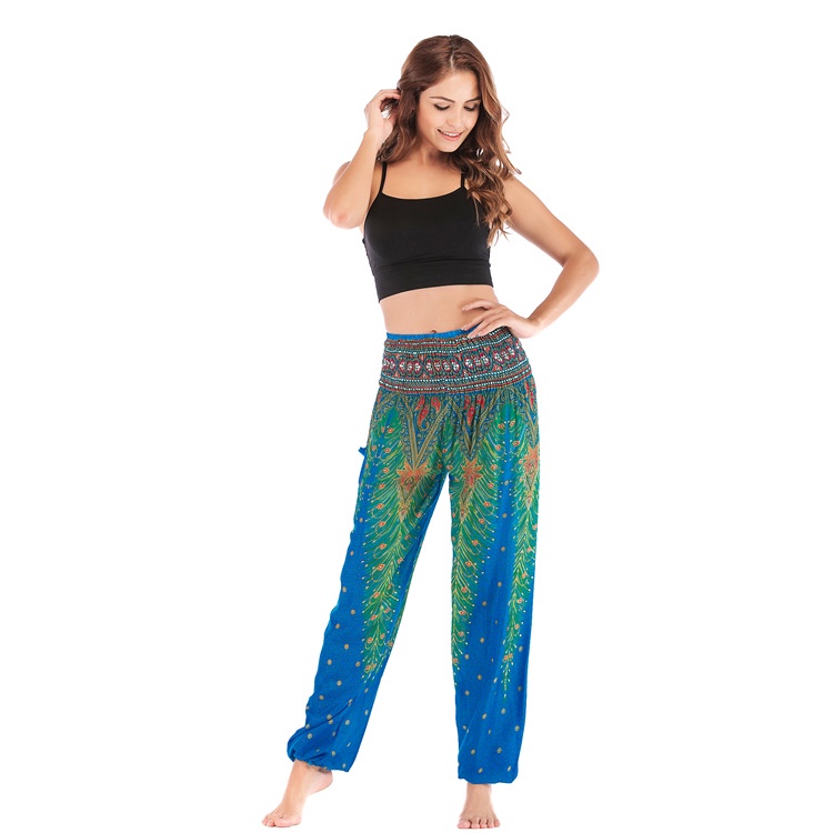 Quần alibaba, yoga, harem, boho mặc nhà, thể thao H00109