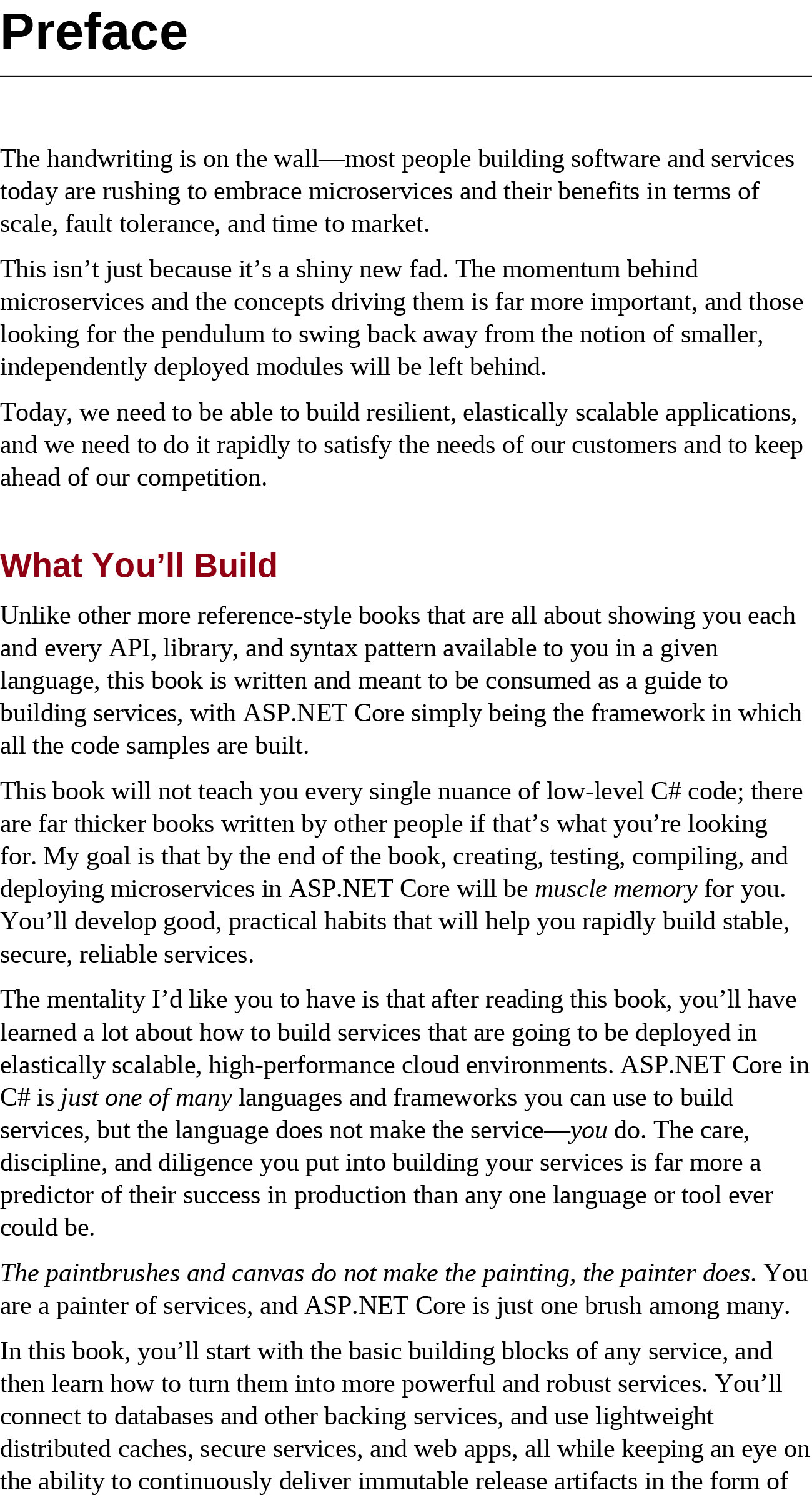 Sách tiếng anh Building Microservices with ASP.NET Core Develop, Test, and Deploy Cross-Platform Services in the Cloud