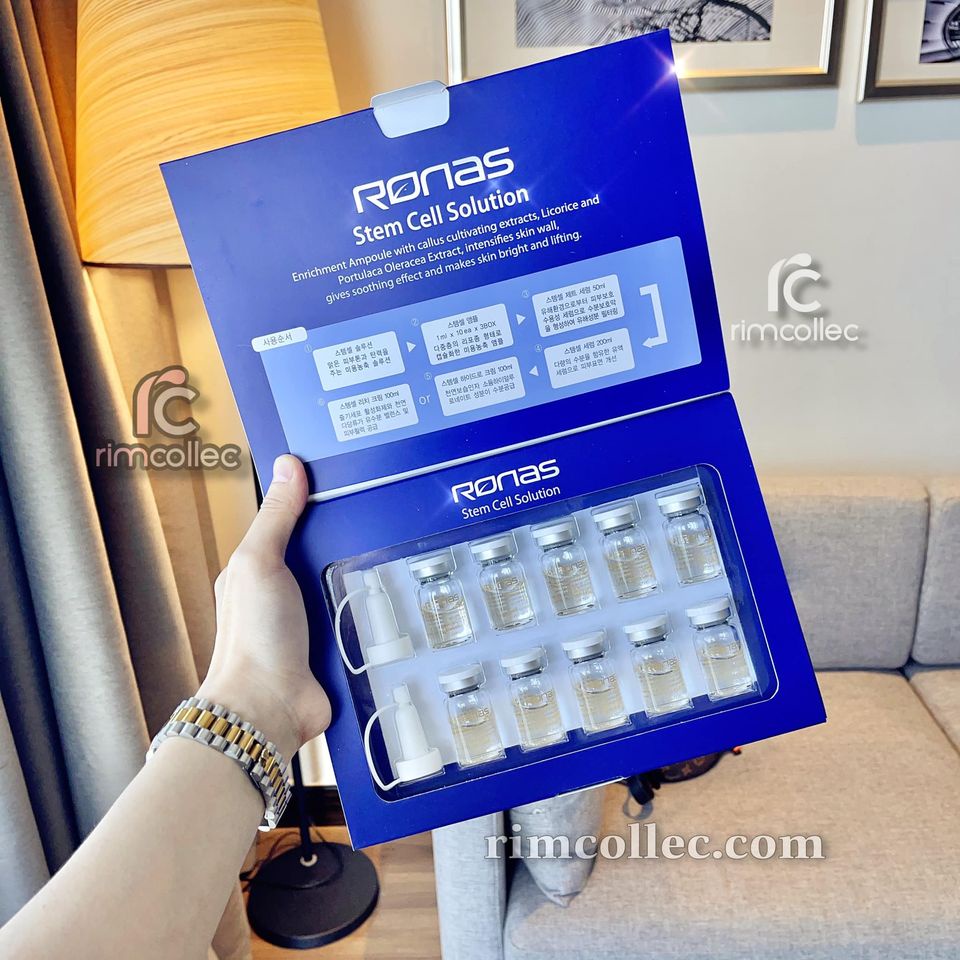 Tinh Chất Tế Bào Gốc Ronas Stem Cell Solution Phục Hồi Trắng Sáng Da