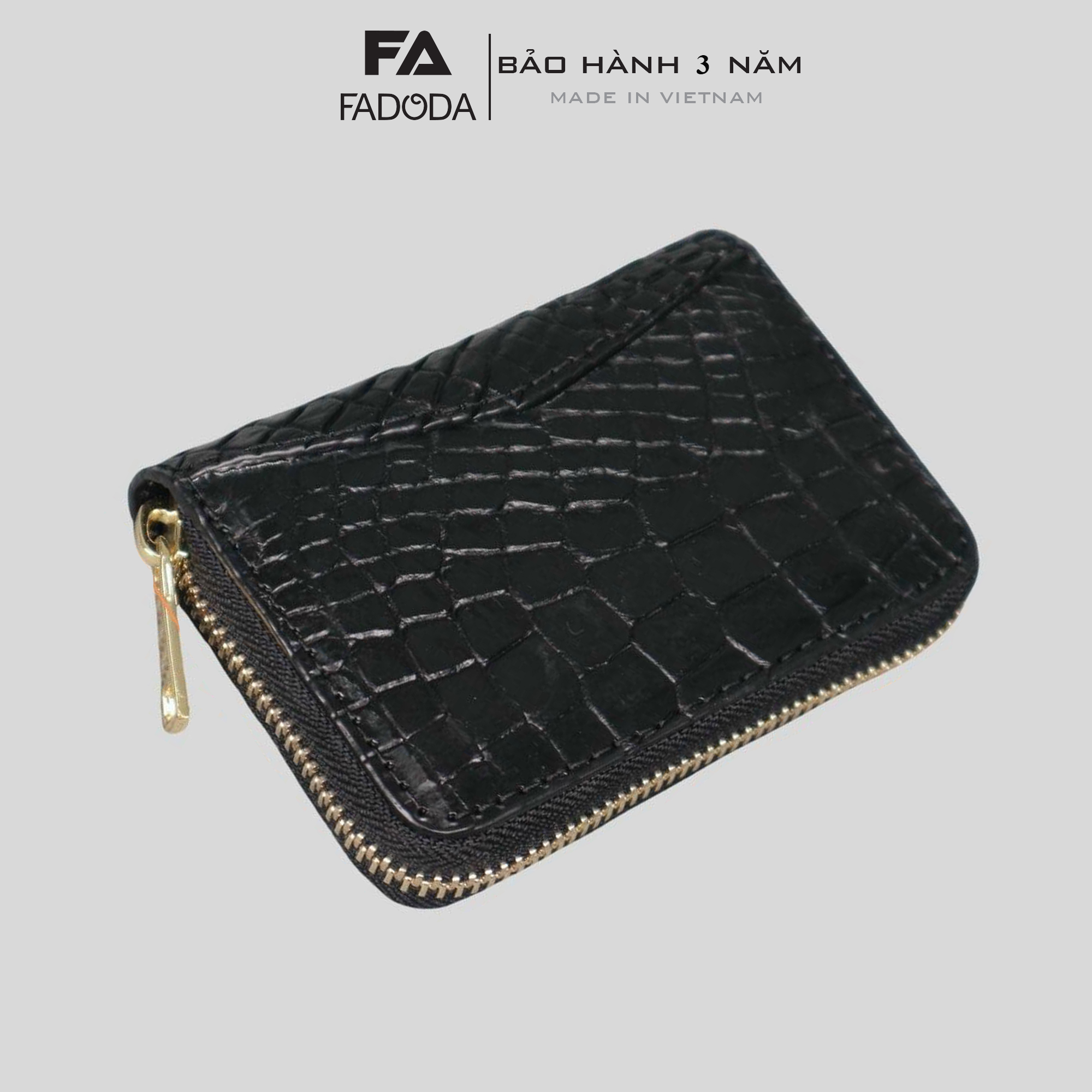 Ví đựng thẻ mini da cá sấu FA DO DA FCW27