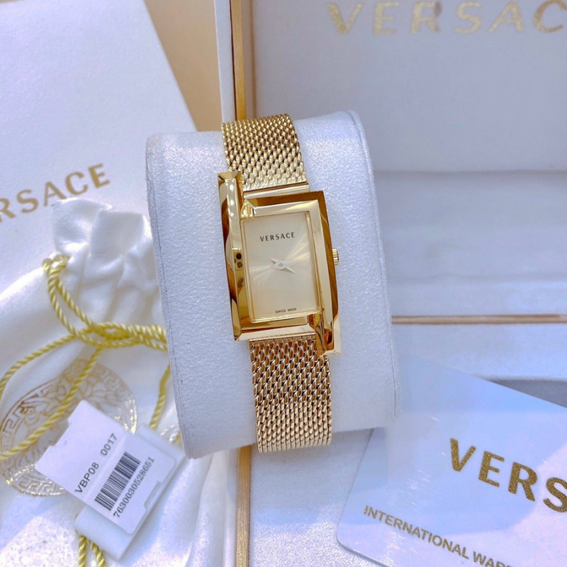 Đồng watch women luxury watches ladies lapel R$ aceVELU002222 Greca icon watch-máy pin-vỏ gold-wire stainless gỉ-size 21x39mm-full box-shop Kiwi