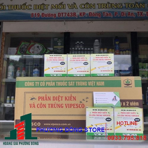 COMBO 10 hộp phấn diệt kiến gián (10 hộp x 2 viên)