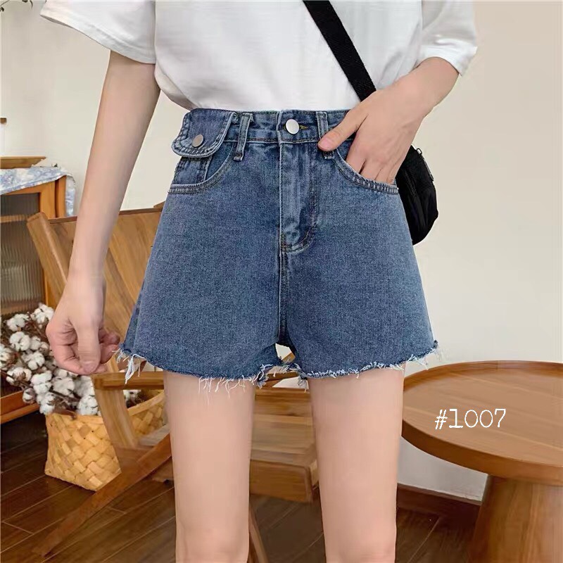 [HCM]QUẦN SHORT JEAN LƯNG CAO SIÊU CÁ TÍNH-JT39