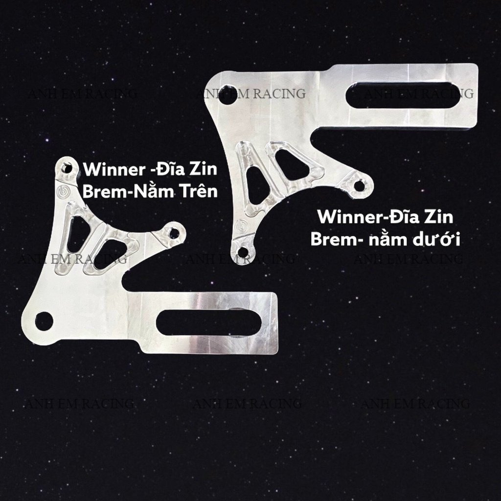 Pát Heo Sau CNC Trên Và Dưới cho Winner Sonic gắn heo 2 pis size đĩa zin