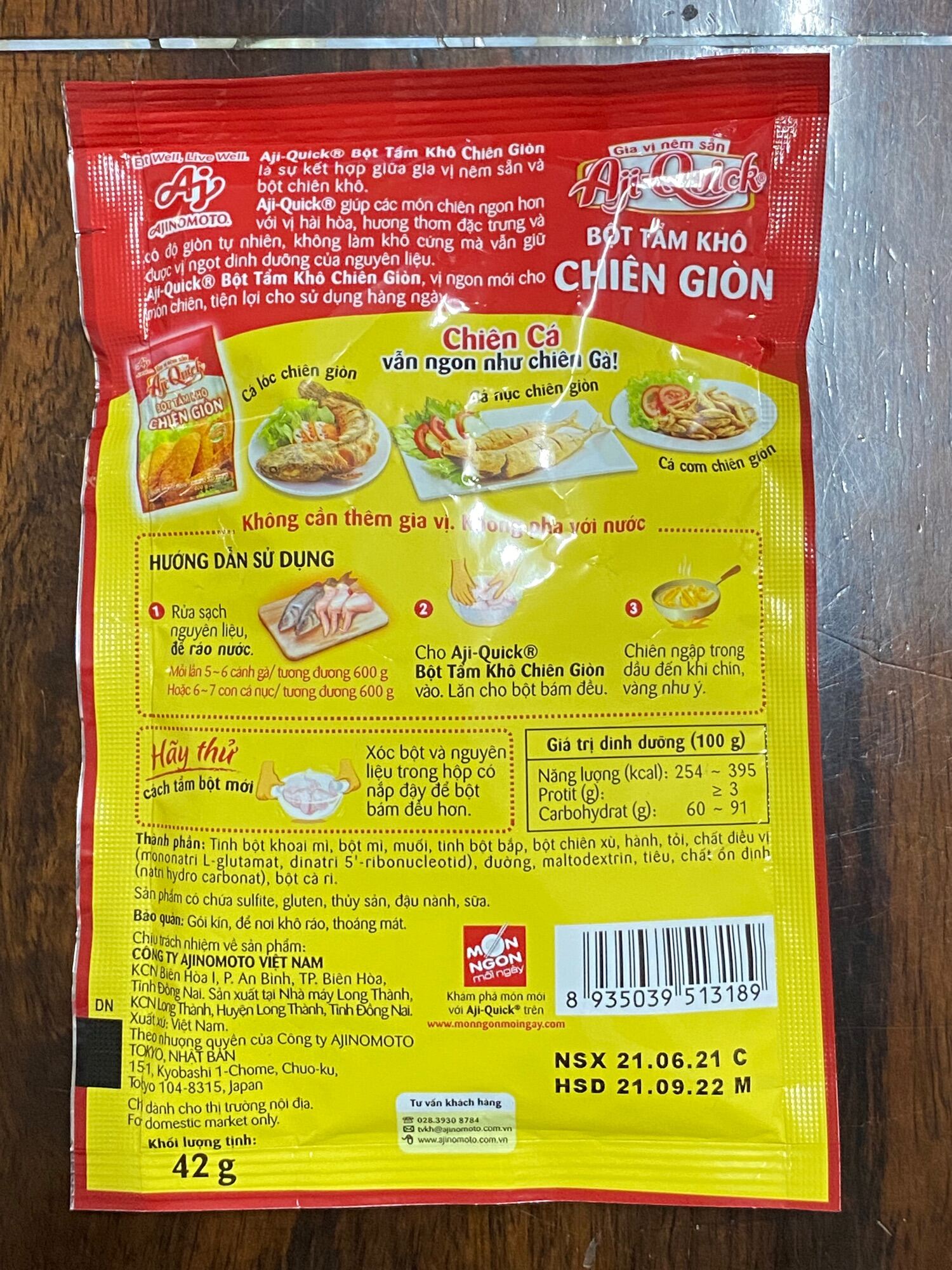 Bột Chiên Giòn Aji-Quick (42g)