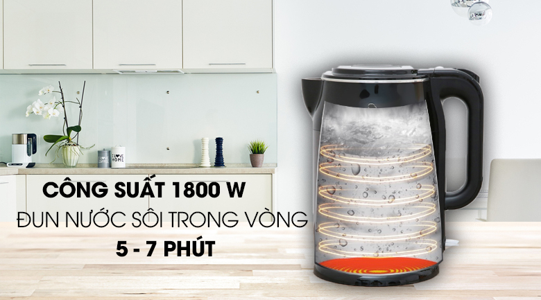 Bình đun siêu tốc Bluestone KTB 3468 1.7 lít [New 100%]