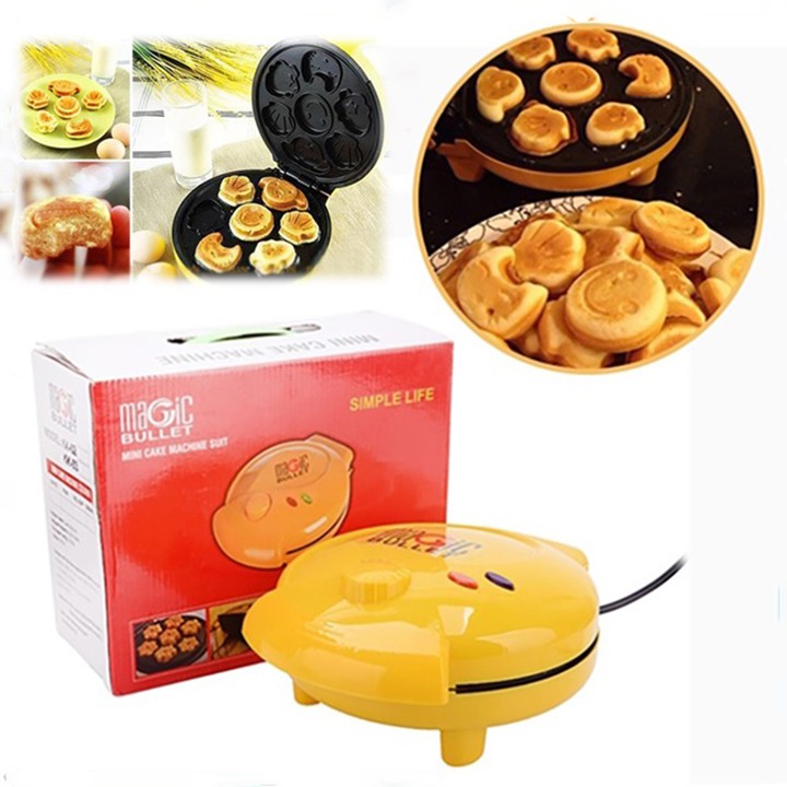 Máy nướng bánh 7 khuôn hình thú Magic (BẢO HÀNH 12 THÁNG)