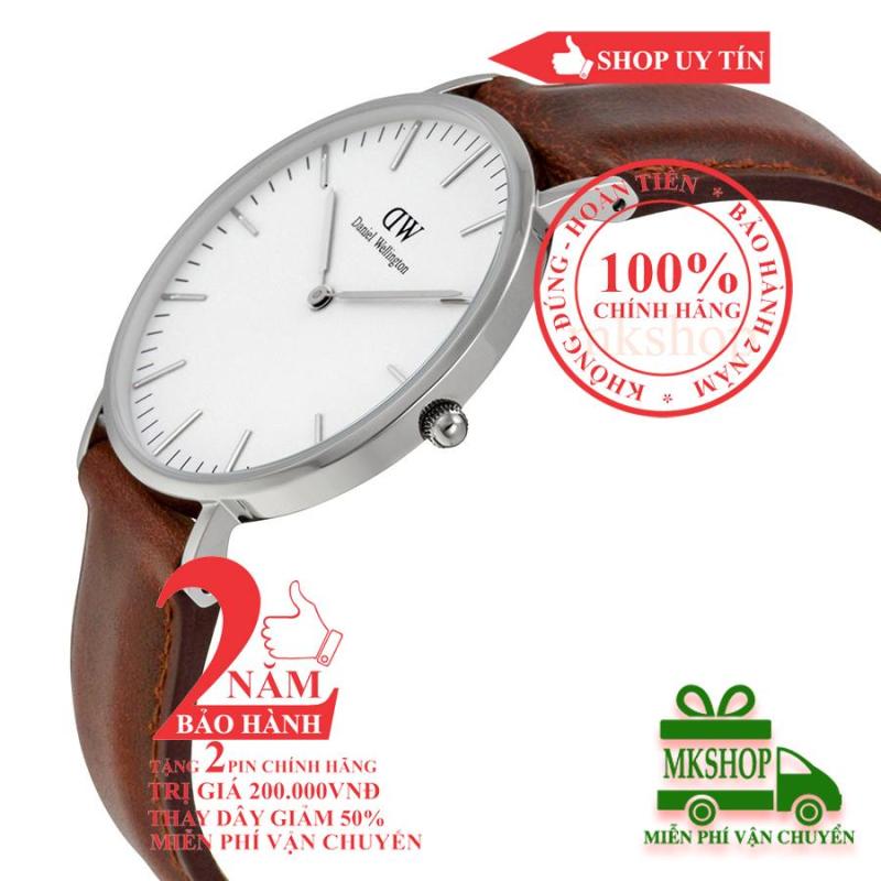 Đồng hồ thời trang nữ DanieI Wellington Classic St Mawes- 36mm - Màu Bạc(Silver) DW00100052 / 0607DW