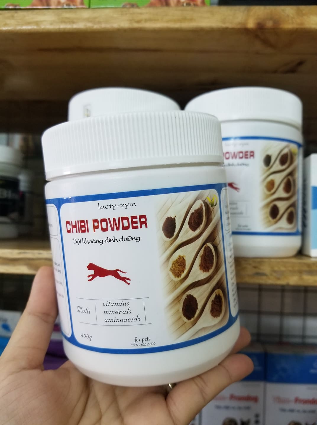 [HCM]Bột khoáng dinh dưỡng cho chó CHIBI POWDER 400g