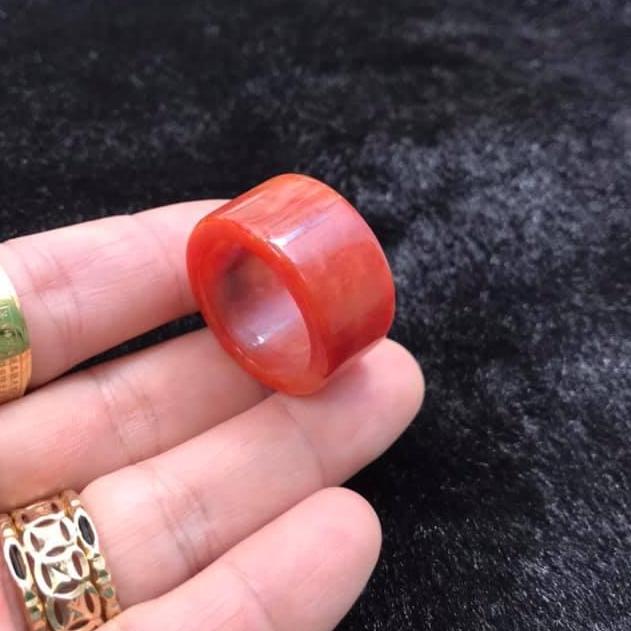 [HCM]NHẪN CÀN LONG CẨM THẠCH HUYẾT THIÊN NHIÊN