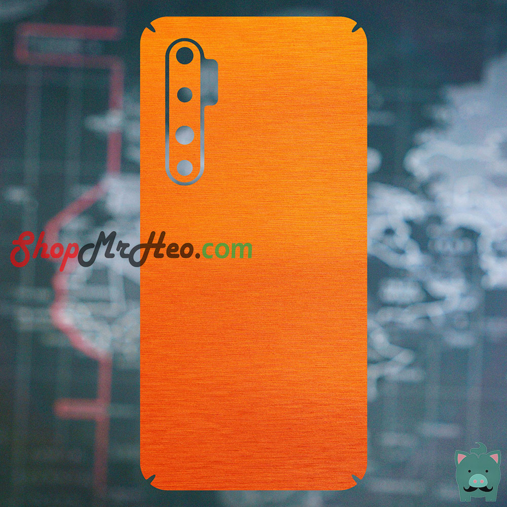 [HCM]Skin Dán Mặt Sau Lưng Vân Nhôm Xiaomi Mi Note 10 - Note 10 Pro - CC9 Pro - Mi Note 10 Lite
