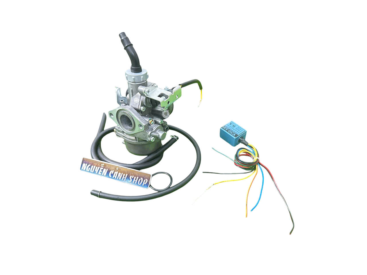 Bình xăng con Wave 125 E điện 2 món