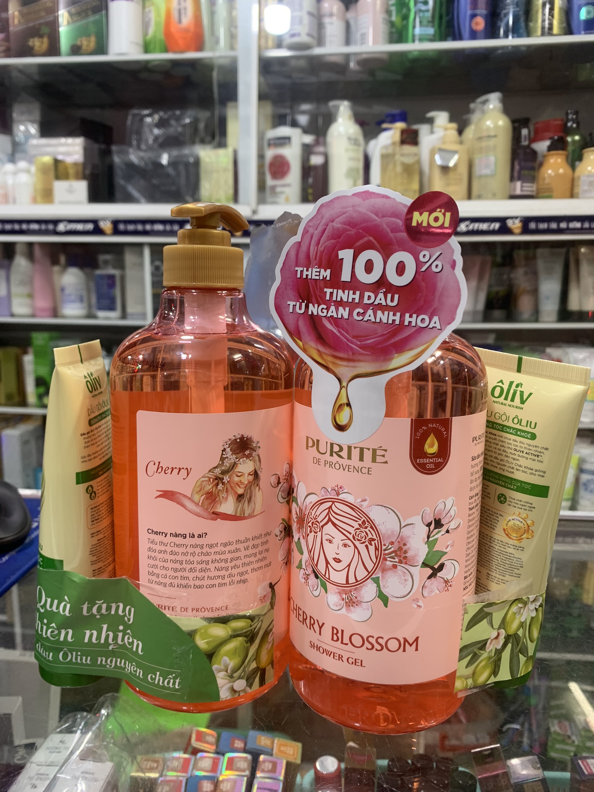[HCM]Sữa Tắm Giữ Ẩm PURITE PROVENCE 850ml ( Hoa Anh Đào )